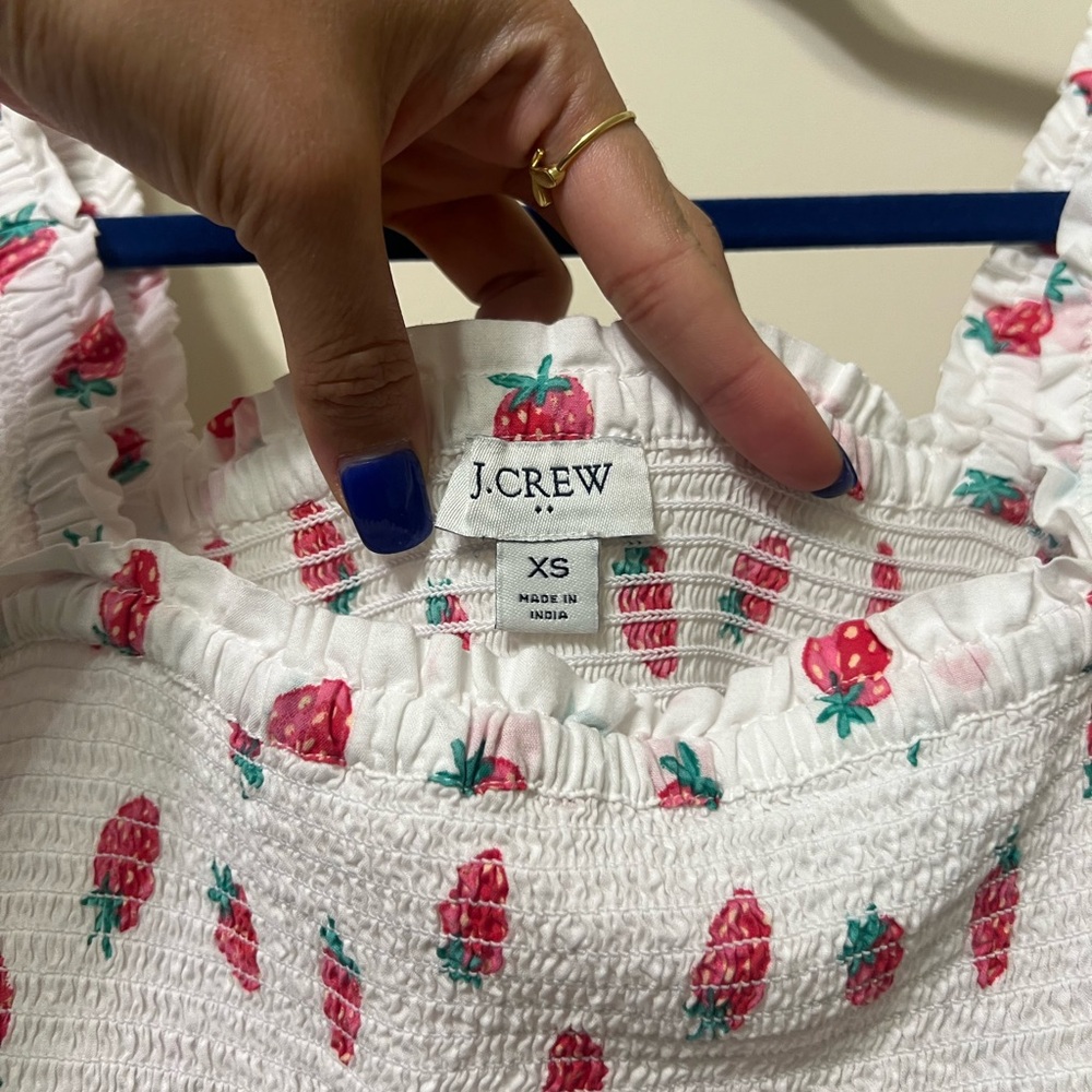 Jcrew strawberry dress - Picture 6 of 6